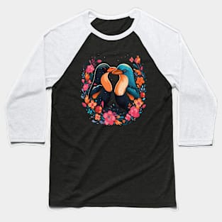 Platypus Couple Valentine Baseball T-Shirt